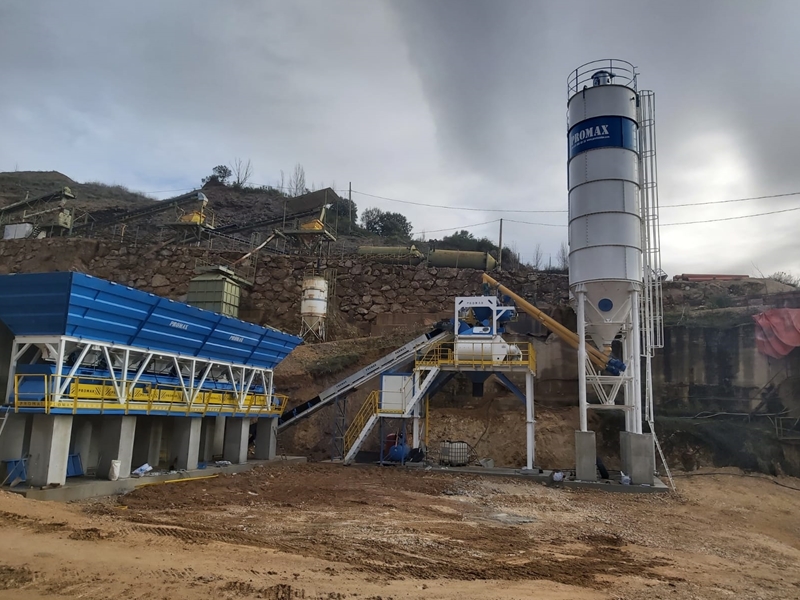 100m³/h Kompakt Beton Santrali